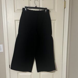 Adrianna Papell Black Wide-Leg Pants